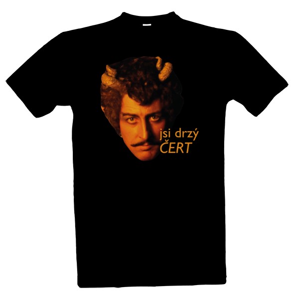 Tričko s potiskem Drzý čert 